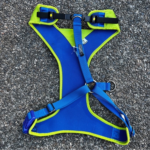 Petco Dog Petco Large Adjustable Blue Green Mesh Dog Harness Labeled Leftright Poshmark